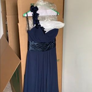 Bill Levkoff 334 Navy Bridesmaid Dress size 10